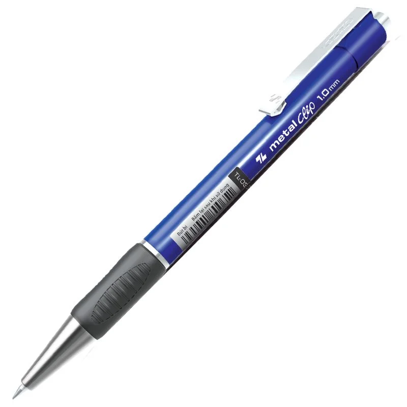 Bút bi bấm nét 1,0mm Thiên Long TL-036  Xanh